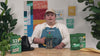 Sophie, a 321 Coffee barista, introduces the French press brew guide and says, "Hi, I'm Sophie and I'm going to show you how to brew a French press with my dark roast."